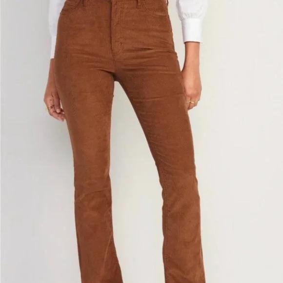 NWT Old Navy Extra High-Waisted Kicker Corduroy Boot-Cut Pants for Women - Picture 7 of 7